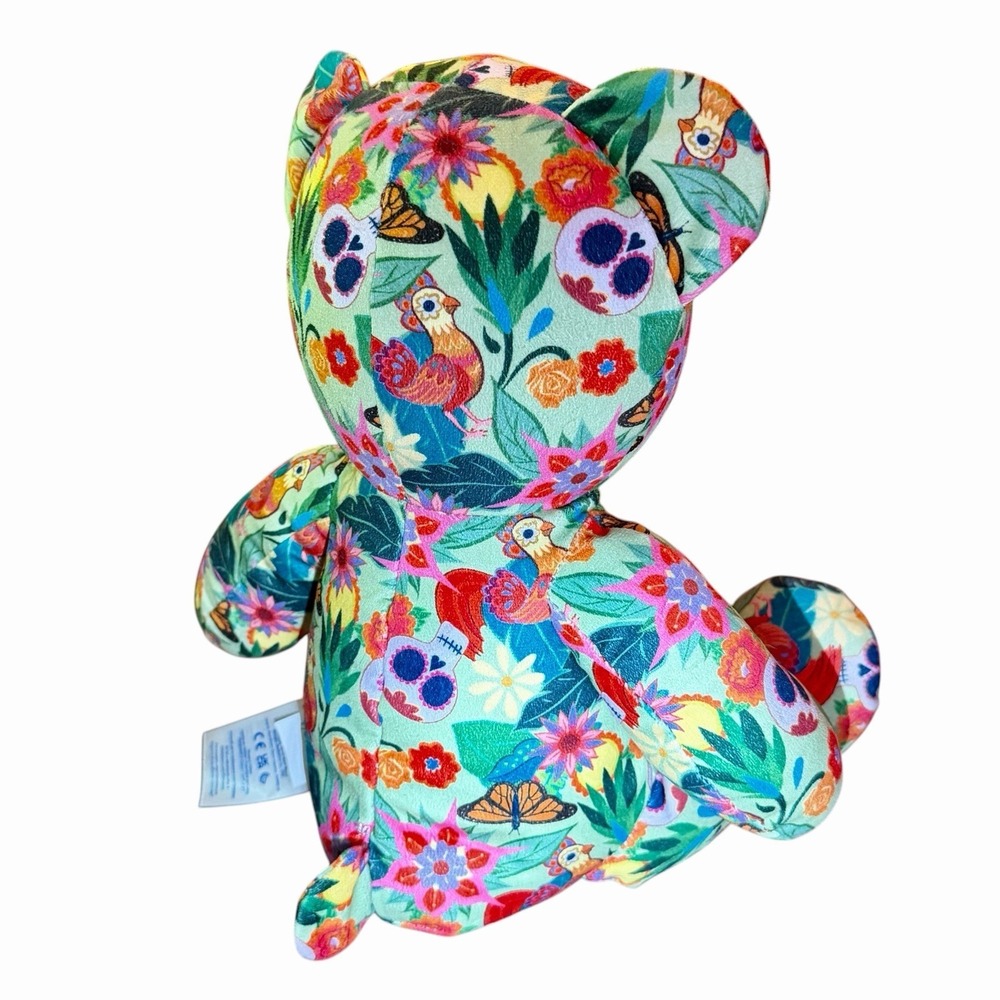 Build-A-Bear Frida Kahlo Icon Collage Teddy Bear 12" Without Headband - Picture 7 of 16